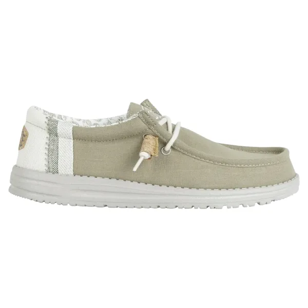 Hey Dude - Slip on verde in cotone biologico con memory per uomo | hd 40015-3vg