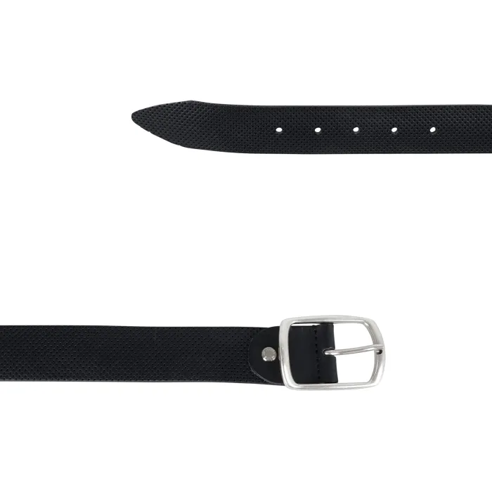 Barbati - Cintura nera in pelle forellata per uomo | ci-b184-046 124046 110nero