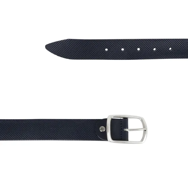 Barbati - Cintura blu in pelle forellata per uomo | ci-b184-046 124046 111blue 2