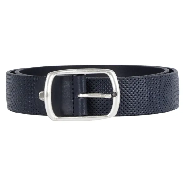 Barbati - Cintura blu in pelle forellata per uomo | ci-b184-046 124046 111blue