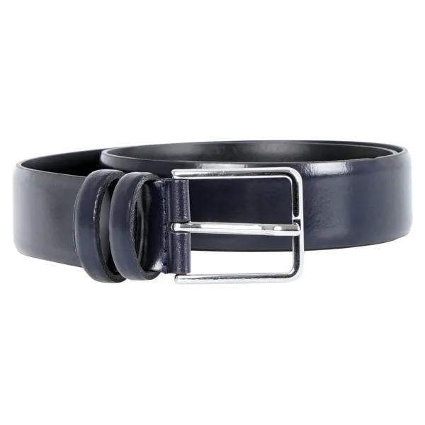 Barbati - Cintura blu in pelle abrasivata per uomo | ci-b181-044 124044 111blue