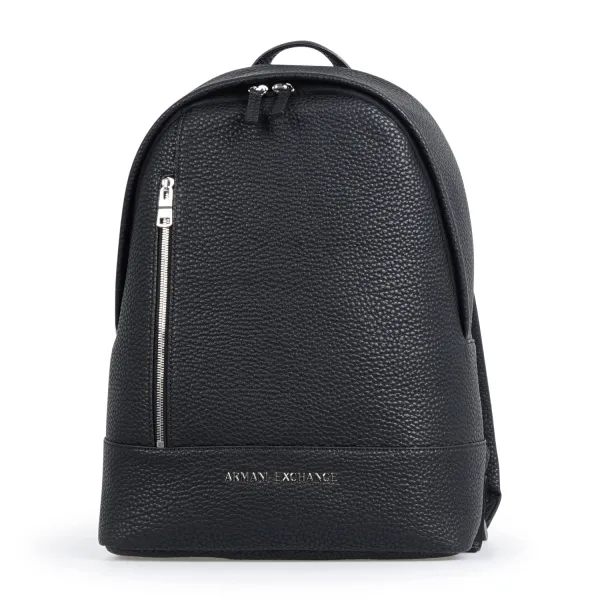 Armani Exchange - Zaino nero in tessuto spalmato per uomo | 952631 cc828 00020