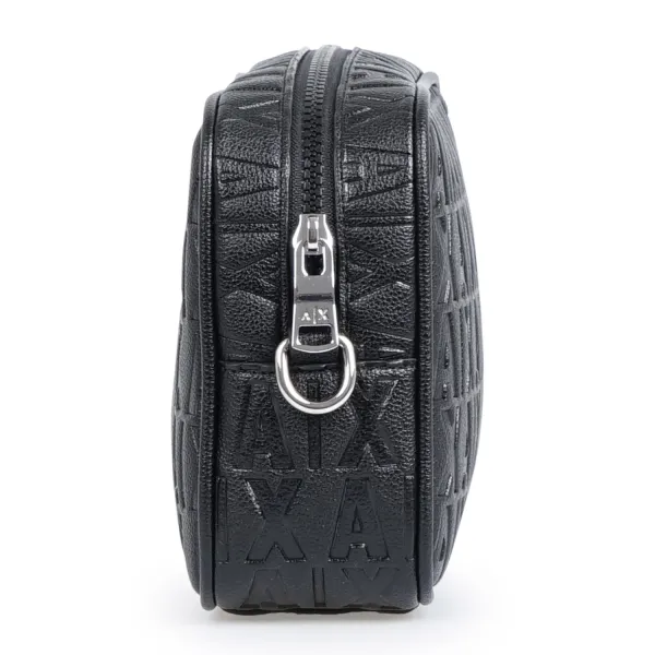 Armani Exchange - Beauty uomo nero in ecopelle con logo all over per uomo | 2