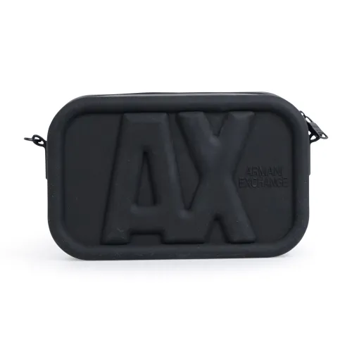 Armani Exchange - Beauty uomo nero con patch logo e tracolla per uomo | 952683