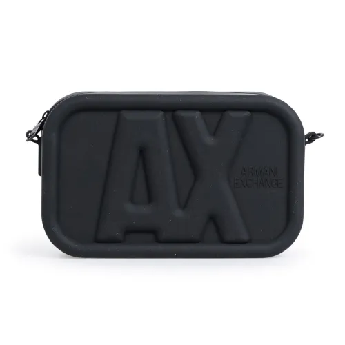 Armani Exchange - Beauty uomo nero con patch logo e tracolla per uomo | 952683