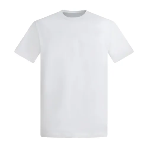 Armani Exchange - T-shirt bianca con bande logo per uomo | 6dztla zj9jz 1116