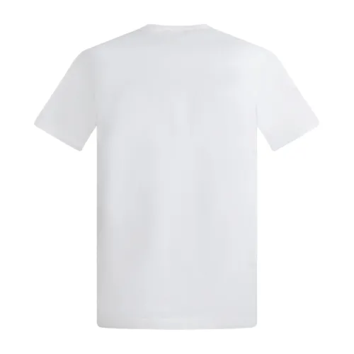 Armani Exchange - T-shirt bianca con bande logo per uomo | 6dztla zj9jz 1116