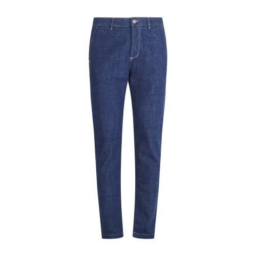 Camouflage - Jeans denim scuro tasca a filo in cotone soft touch per uomo |