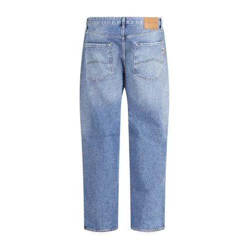 Armani Exchange - Jeans denim chiaro 5 tasche loose tapered per uomo | 6dzj82