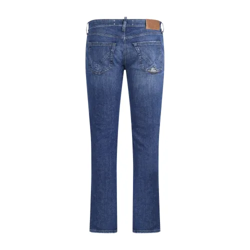 Roy Roger's - Jeans denim medio 5 tasche skinny fit per uomo | rru076d0861526