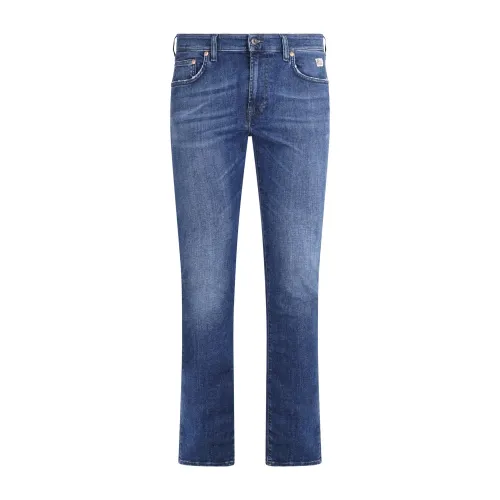 Roy Roger's - Jeans denim medio 5 tasche skinny fit per uomo | rru076d0861526