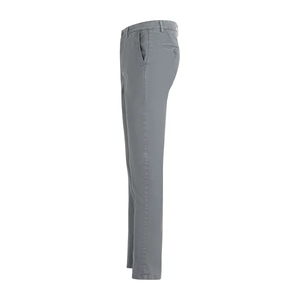 Luca Bertelli - Pantalone grigio tasca a filo slim fit per uomo | p1700skin 2