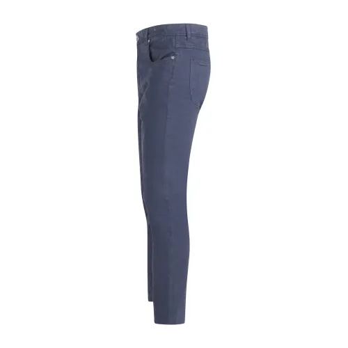 Camouflage - Pantalone blu 5 tasche in cotone per uomo | ai24pcup008n28