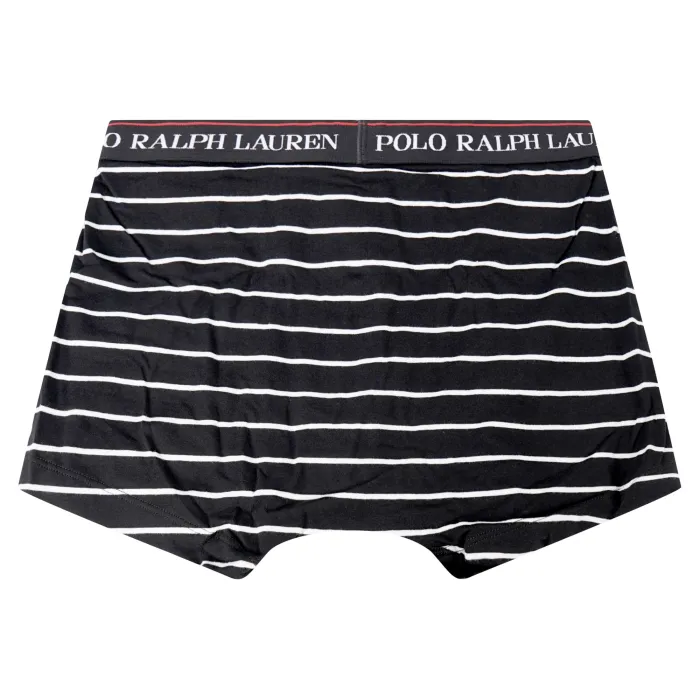 Polo Ralph Lauren - Set boxer nero da 3 pezzi a multifantasia per uomo |