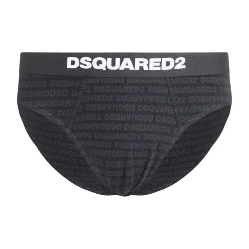 Dsquared2 - Set da due pezzi con t-shirt nera manica corta e slip per uomo |