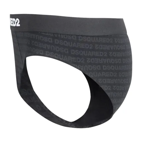Dsquared2 - Set da due pezzi con t-shirt nera manica corta e slip per uomo |