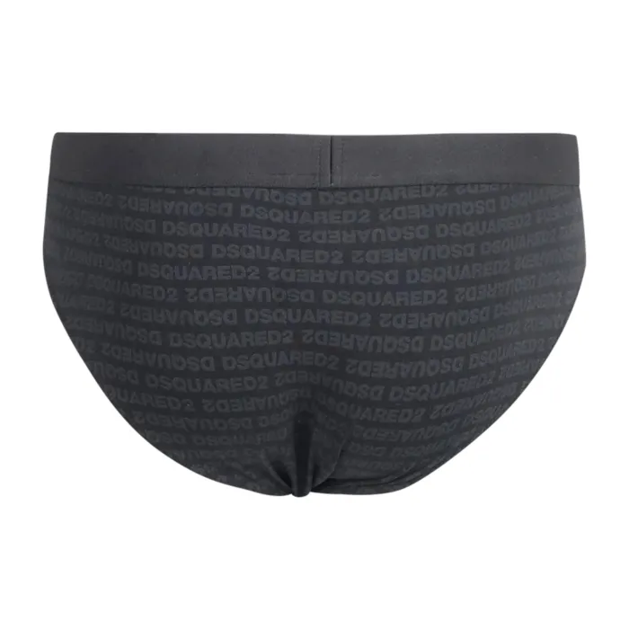 Dsquared2 - Set da due pezzi con t-shirt nera manica corta e slip per uomo |