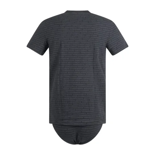 Dsquared2 - Set da due pezzi con t-shirt nera manica corta e slip per uomo |