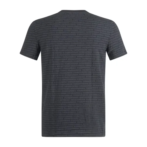 Dsquared2 - Set da due pezzi con t-shirt nera manica corta e slip per uomo |