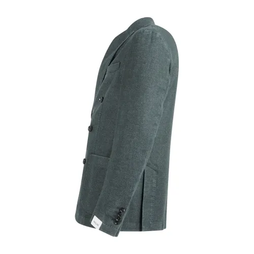 Paoloni - Giacca verde doppiopetto in lana per uomo | g537tw 241610 40