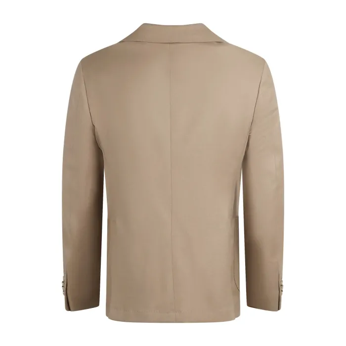 Sartoria Latorre - Giacca beige doppiopetto in lana per uomo | f88 ug0782 401
