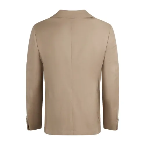 Sartoria Latorre - Giacca beige doppiopetto in lana per uomo | f88 ug0782 401