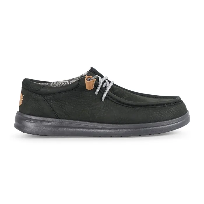 Slip on pelle nera on sale