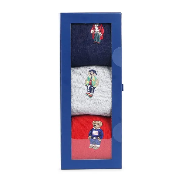 Polo Ralph Lauren - Set di 3 paia di calze multicolore per uomo | 449958862001 2