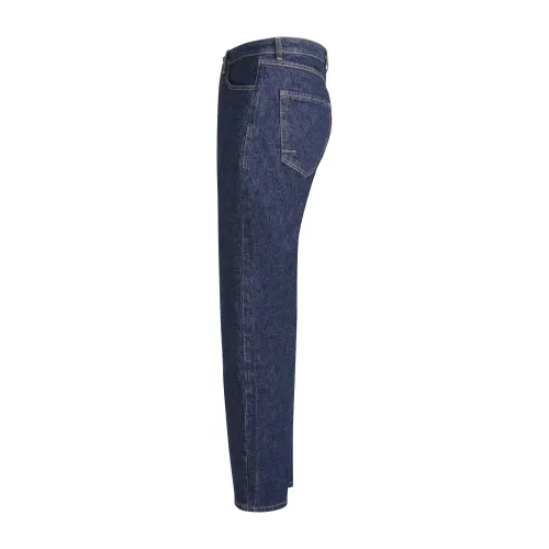 Officina36 - Jeans 5 tasche denim scuro per uomo | 02438j0012 blu