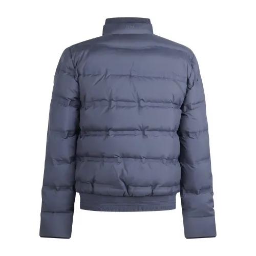 Harmont & Blaine - Giubbotto blu con stampa logo sul retro per uomo |
