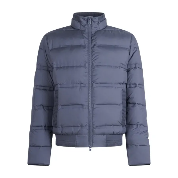 Harmont & Blaine - Giubbotto blu con stampa logo sul retro per uomo |