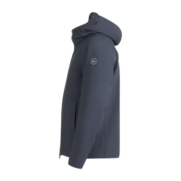 Harmont & Blaine - Giubbotto nero in tessuto tecnico con cappuccio per uomo | 2