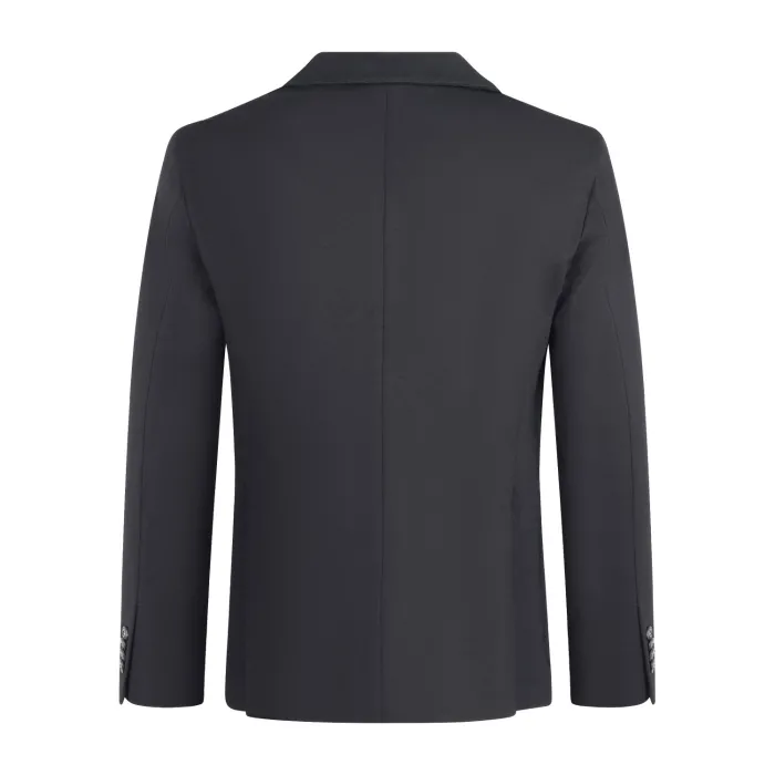 Luca Bertelli - Giacca nera monopetto in jersey per uomo | g41504 nero