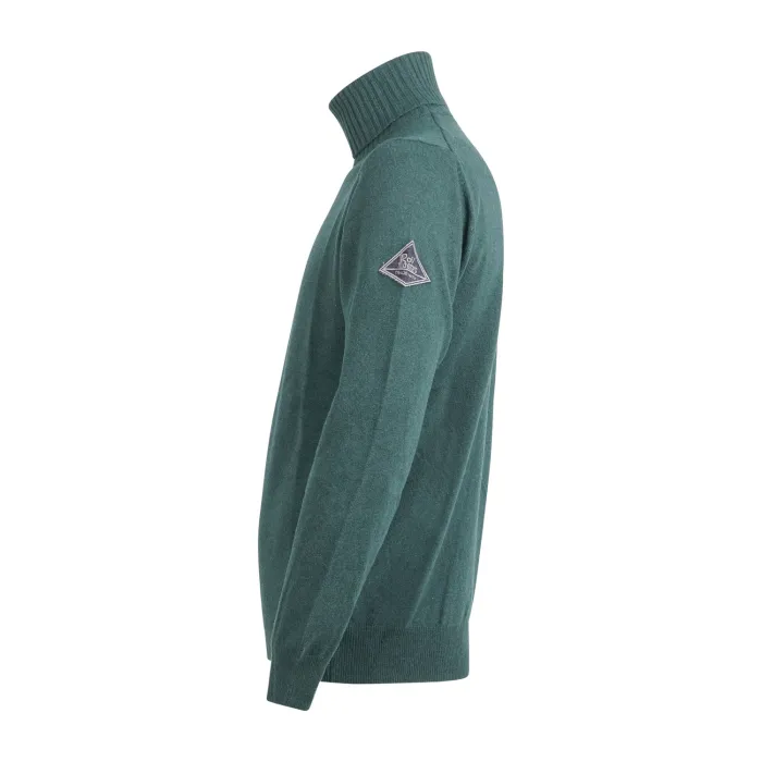 Roy Roger's - Dolcevita verde in lana e cashmere per uomo | rru505cc53xxxx
