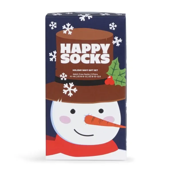 Happy Socks - Set 3 calze multicolore con fantasia natalizia per uomo | p001740 2