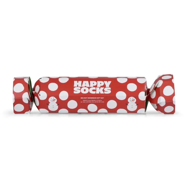 Happy Socks - Set 2 calze multicolore con fantasia ogetti natalizi e confezione 2