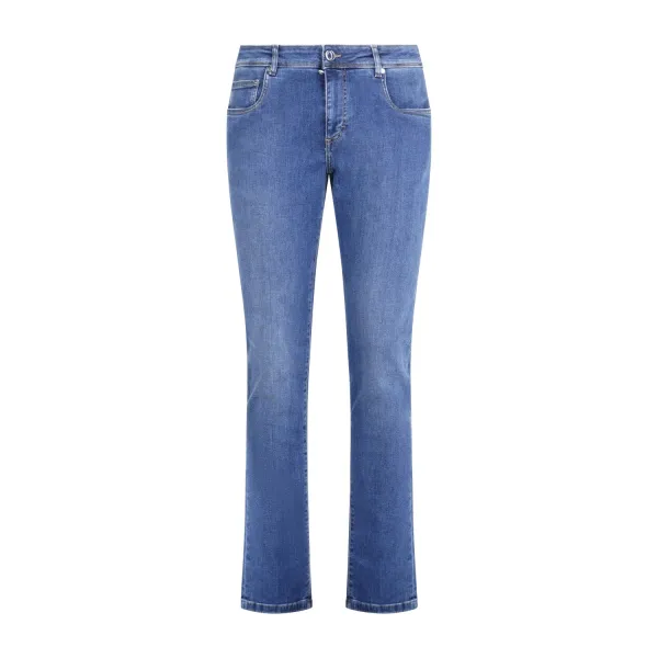 Camouflage - Jeans denim medio 5 tasche slim fit per uomo |