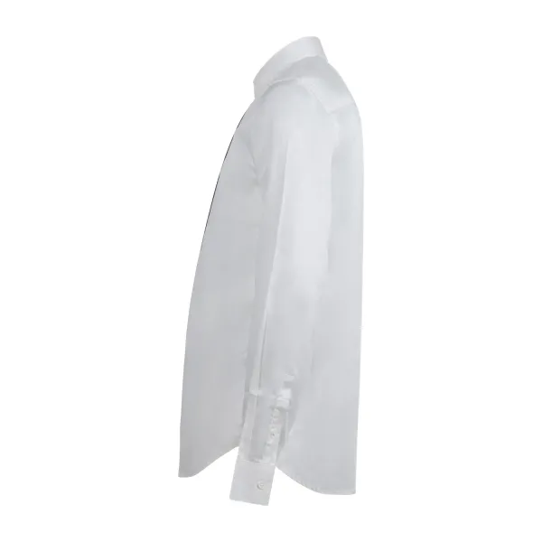 Armani Exchange - Camicia bianca con abbottonatura coperta per uomo | 6dzc27 2