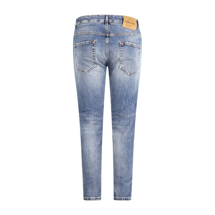 Camouflage - Jeans denim medio 5 tasche skinny vintage per uomo | d100 a894