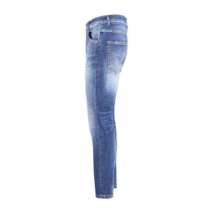 Camouflage - Jeans denim medio 5 tasche skinny ecosostenibile per uomo | d103