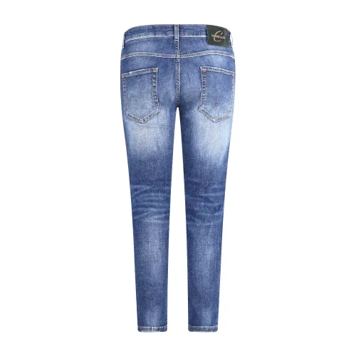 Camouflage - Jeans denim medio 5 tasche skinny ecosostenibile per uomo | d103