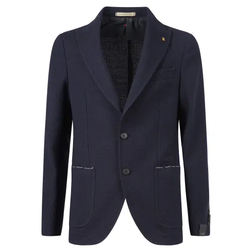 Sartoria Latorre - Giacca blu armaturata per uomo | erice u60333/1