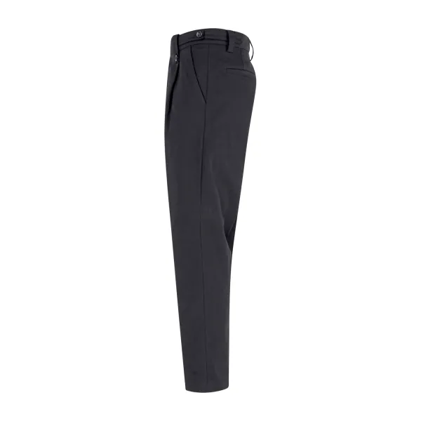 Officina36 - Pantalone nero gamba larga tasca a filo per uomo | 0257700191 nero 2