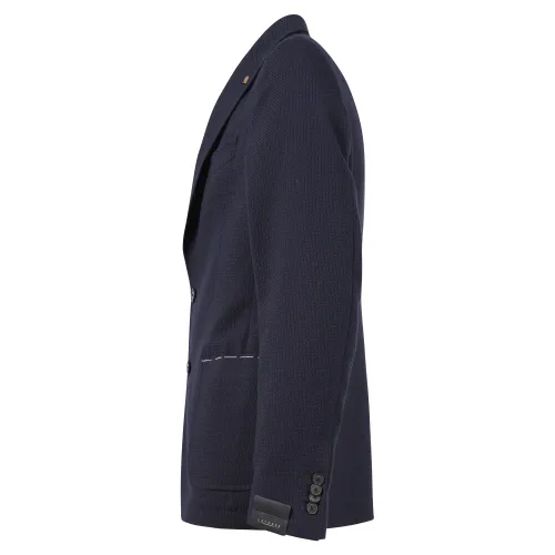 Sartoria Latorre - Giacca blu armaturata per uomo | erice u60333/1