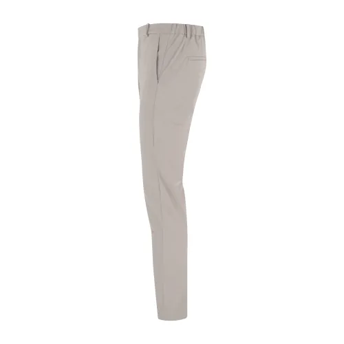 DUNO - Pantalone marrone tasca a filo in tessuto tecnico per uomo | dolph trevi
