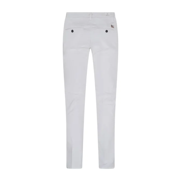 Roy Roger's - Pantalone bianco tasca a filo per uomo | rru013c9250112