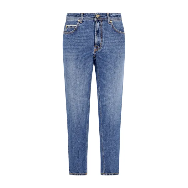 Briglia 1949 - Jeans denim Verenne cinque tasche carrot fit per uomo | varenne