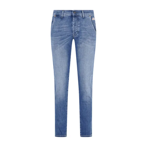 Roy Roger's - Jeans denim medio tasca filo New Elias Paul slim fit per uomo |
