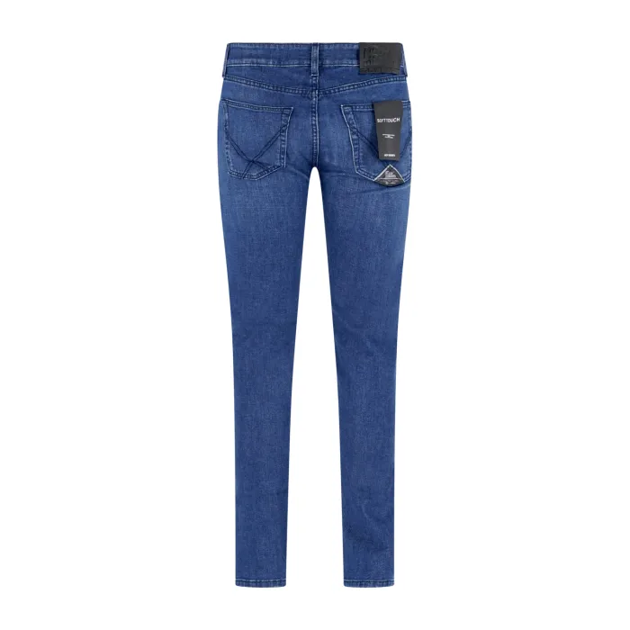 Roy Roger's - Jeans denim medio 517 Soft Elias Elite slim fit per uomo |
