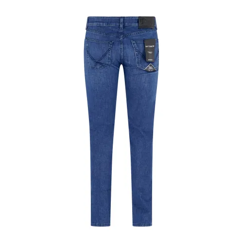 Roy Roger's - Jeans denim medio 517 Soft Elias Elite slim fit per uomo |